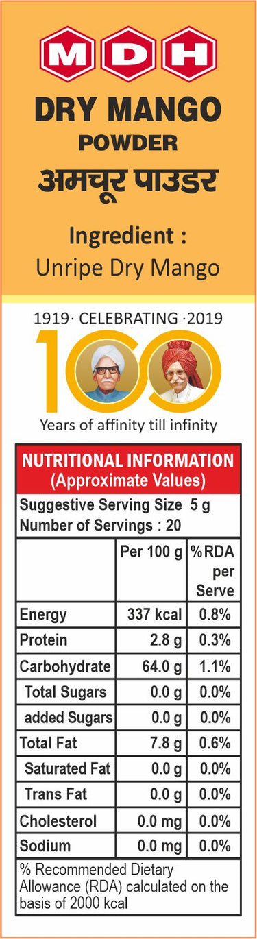 MDH-Amchur Powder | Dry Mango Powder - 100gm